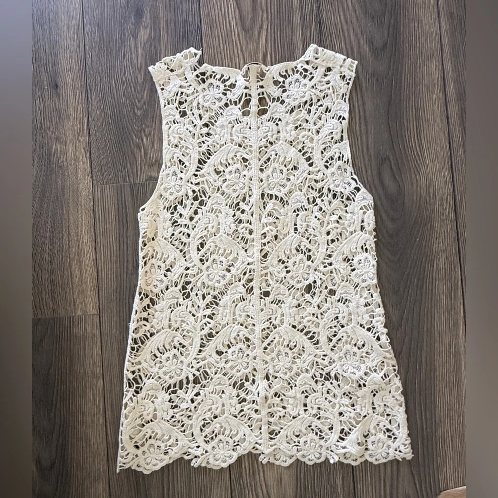 Wilfred Cream Lace Detail Top - Picture 7 of 7